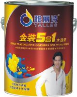 中国十大涂料品牌金装五合一木器漆